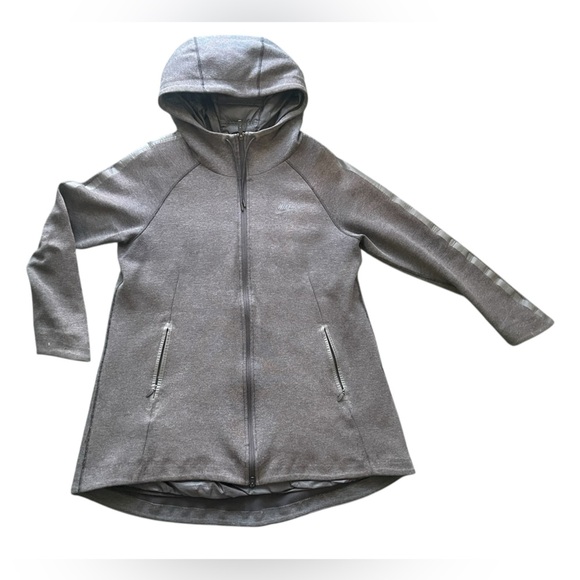 Nike Jacket Gray Tech Fleece Aeroloft 800 Down Primaloft Parka - Picture 1 of 10